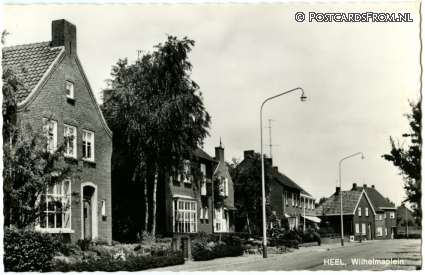 ansichtkaart: Heel, Wilhelminaplein