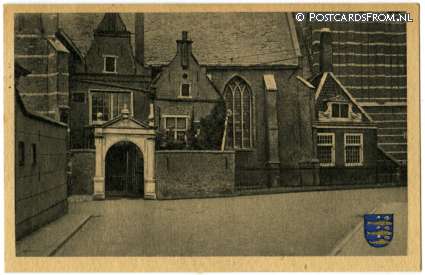 ansichtkaart: Enkhuizen, Noorderingang St. Pancras