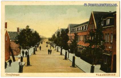 ansichtkaart: Vlaardingen, Cronjestraat