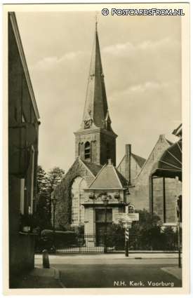 ansichtkaart: Voorburg, N.H. Kerk
