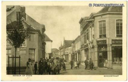 Bergen op Zoom, Boschstraat ansichtkaart: Bergen op Zoom, Boschstraat