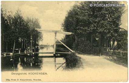 ansichtkaart: Kockengen, Dorpsgezicht