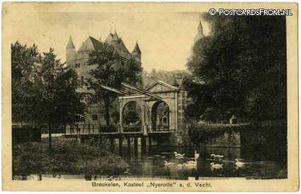 ansichtkaart: Breukelen UT, Kasteel 'Nyenrode' a.d. Vecht