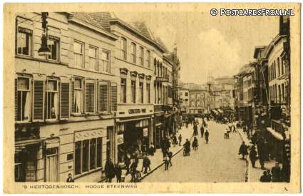 ansichtkaart: 's-Hertogenbosch, Hooge Steenweg