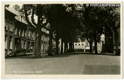 ansichtkaart: Wijk bij Duurstede, Markt