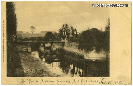 ansichtkaart: Stavenisse, De Vest, voormalig Slot Luchtenburg