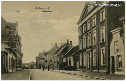 Oudenbosch, Kerkstraat ansichtkaart: Oudenbosch, Kerkstraat