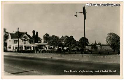 ansichtkaart: 's-Hertogenbosch, Vughterbrug met Chalet Royal