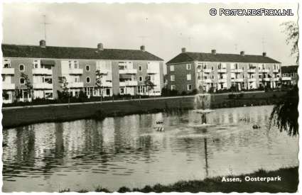 ansichtkaart: Assen, Oosterpark