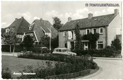 ansichtkaart: Assen, Iepenlaan