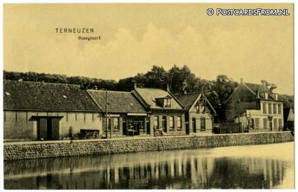 Terneuzen, Rosegracht ansichtkaart: Terneuzen, Rosegracht