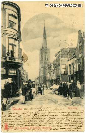 Gouda, Kleiweg ansichtkaart: Gouda, Kleiweg