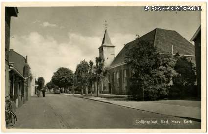 Colijnsplaat, Ned. Herv. Kerk ansichtkaart: Colijnsplaat, Ned. Herv. Kerk
