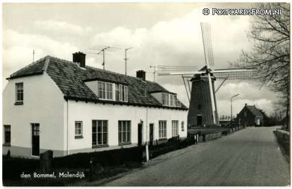 Den Bommel, Molendijk ansichtkaart: Den Bommel, Molendijk