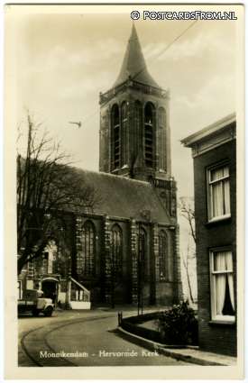 ansichtkaart: Monnickendam, Hervormde Kerk