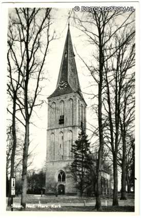 Sleen, Ned. Herv. Kerk ansichtkaart: Sleen, Ned. Herv. Kerk