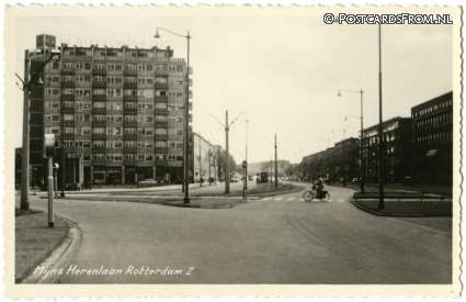 ansichtkaart: Rotterdam, Zuid. Mijns Herenlaan