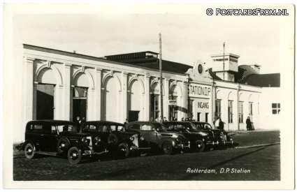 ansichtkaart: Rotterdam, D.P. Station