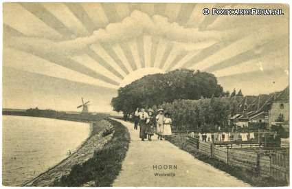 ansichtkaart: Hoorn NH, Westerdijk