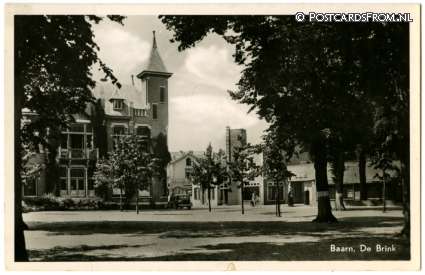 Baarn, De Brink ansichtkaart: Baarn, De Brink