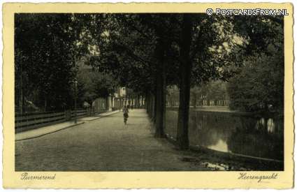 ansichtkaart: Purmerend, Heerengracht