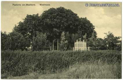 ansichtkaart: Westmaas, Pastorie van Mastland