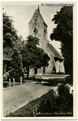 ansichtkaart: Noordlaren, Ned. Herv. Kerk
