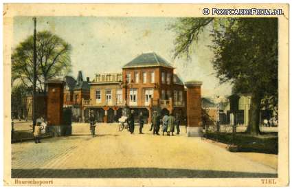 ansichtkaart: Tiel, Buurschepoort