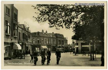 Geldermalsen, Markt ansichtkaart: Geldermalsen, Markt