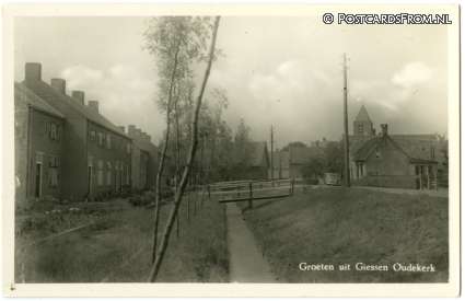 Giessen-Oudekerk, Groeten uit ansichtkaart: Giessen-Oudekerk, Groeten uit