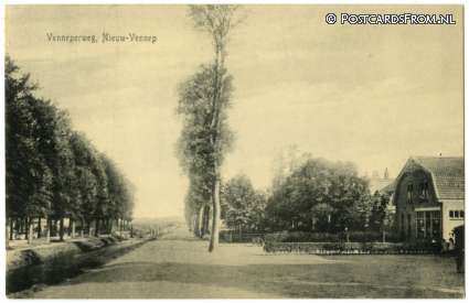 ansichtkaart: Nieuw-Vennep, Venneperweg