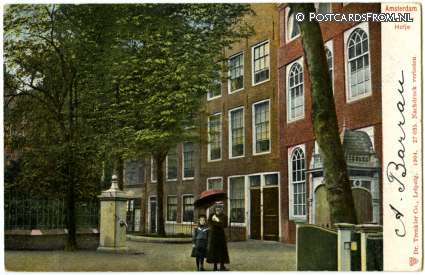 Amsterdam, Begijnen Hofje ansichtkaart: Amsterdam, Begijnen Hofje