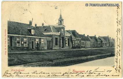 Stavoren, Kerkstraat ansichtkaart: Stavoren, Kerkstraat