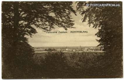 ansichtkaart: Zeddam, Panorama. Montferland