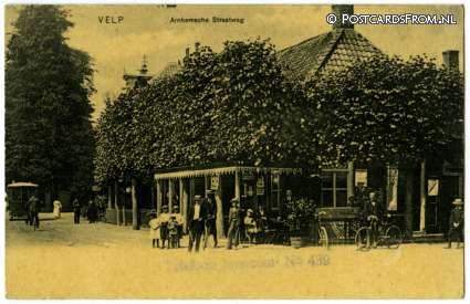 Velp GL, Arnhemsche Straatweg ansichtkaart: Velp GL, Arnhemsche Straatweg