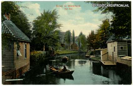 ansichtkaart: Broek in Waterland, Het Dee