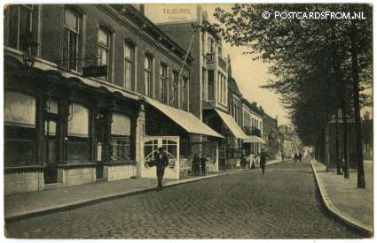 ansichtkaart: Tilburg, Heuvel. Restaurant 'Korenbeurs'