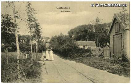 ansichtkaart: Oostvoorne, Achterweg