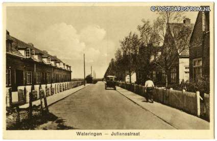 Wateringen, Julianastraat ansichtkaart: Wateringen, Julianastraat