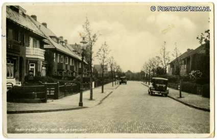 Heemstede, Jacob van Ruijsdaellaan ansichtkaart: Heemstede, Jacob van Ruijsdaellaan