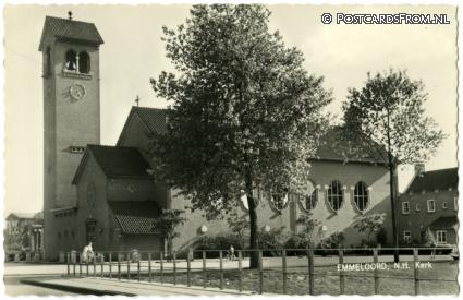 Emmeloord, N.H. Kerk ansichtkaart: Emmeloord, N.H. Kerk