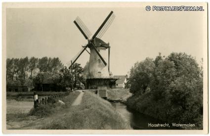 ansichtkaart: Haastrecht, Watermolen
