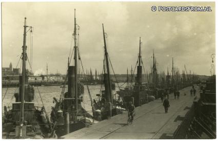 ansichtkaart: IJmuiden, Haven