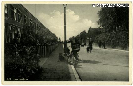 Delft, Laan van Altena ansichtkaart: Delft, Laan van Altena