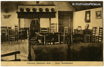 ansichtkaart: Zeddam, Hotel Montferland - Interieur Saksische deel