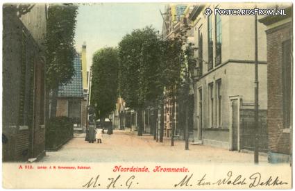 ansichtkaart: Krommenie, Noordeinde