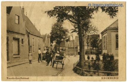 ansichtkaart: Krommenie, Noorderhoofdstraat