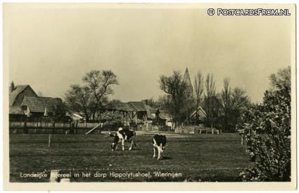 Hippolytushoef, Landelijk tafereel ansichtkaart: Hippolytushoef, Landelijk tafereel