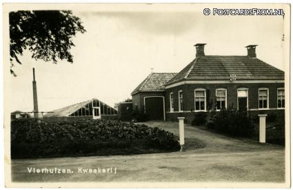 ansichtkaart: Vierhuizen, Kweekerij