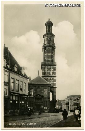 Zutphen, Wijnhuistoren ansichtkaart: Zutphen, Wijnhuistoren